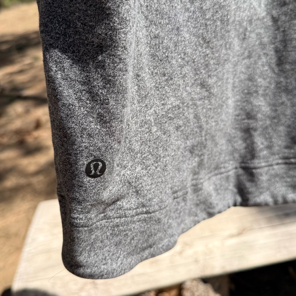 Lululemon Split Pullover Size 8, Dark Heathered G… - image 4